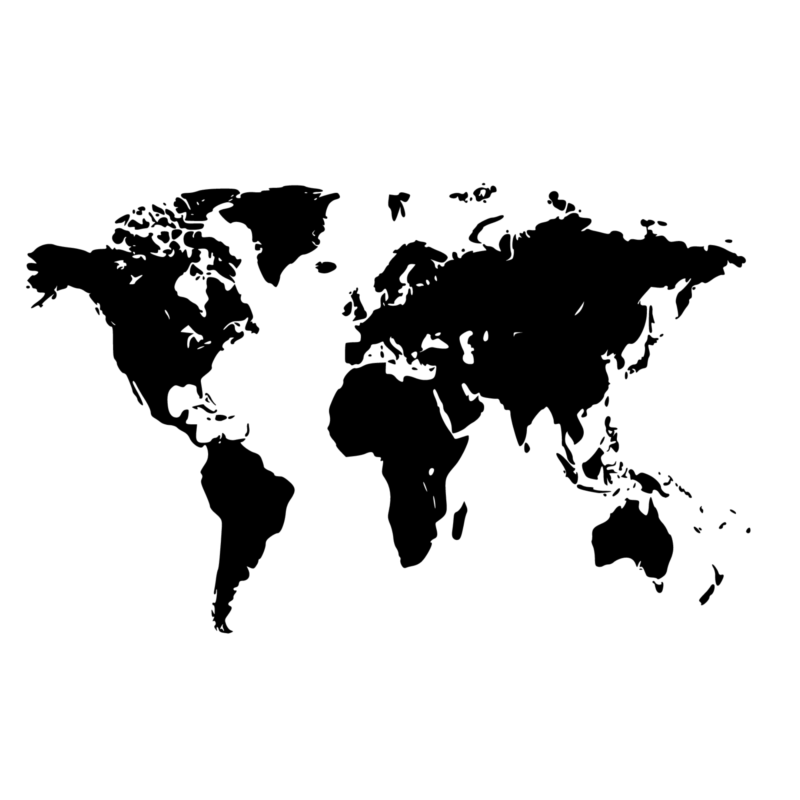World Map - GDirect Wall Stickers NI